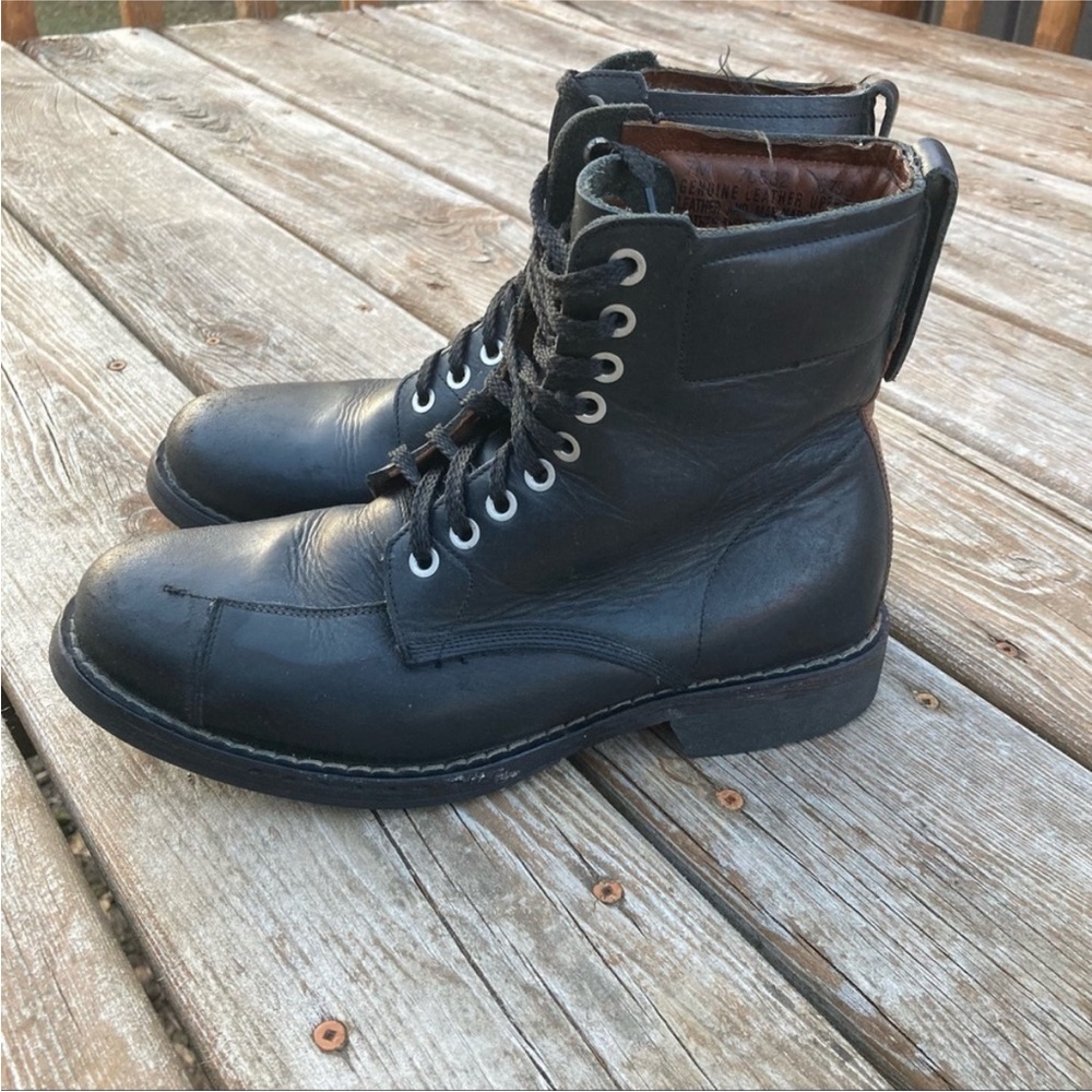 TIMBERLAND  BLACK COMBAT BOOTS